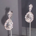 European Pear Shape Teardrop Zircon Dangle Earrings For Women, Inlaid Fashion Jewelry In Stock view 2