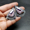 Bohemian Ethnic Style Antique Silver Plated Earrings For Women, Vintage Dangle Ear Jewelry view 1