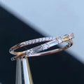 Korean Style X Shape Ring For Women Niche Design Fashion Versatile Index Finger Jewelry view 4