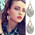 Vintage Statement Silver Plated Two Tone Earrings For Women, Cocktail Party Fashion Accessories view 2