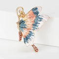 Alloy Enamel Butterfly Brooch Pin For Shawls Coats And Shirts view 5