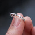 Korean Single Row Full Zircon Women's Ring Fashion Knuckle Ring Hand Jewelry view 4