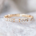 Korean Single Row Full Zircon Women's Ring Fashion Knuckle Ring Hand Jewelry view 2
