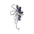 Alloy Crystal Bauhinia Bouquet Brooch Pin For Sweaters And Suits view 2