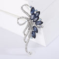 Alloy Crystal Bauhinia Bouquet Brooch Pin For Sweaters And Suits view 1