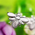 Korean Style Minimalist Small Bee Stud Earrings, Cute Fashion Women's Ear Jewelry view 5