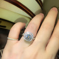 Classic Four Prong Zircon Wedding Engagement Ring For Women, Bridal Dinner Party Jewelry view 3