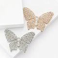 Alloy Pearl Rhinestone Butterfly Brooch For Suits And Dresses view 1