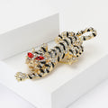 Alloy Rhinestone Tiger Brooch Pin For Men Suits And Coats view 3