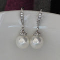 Korean Simple Faux Pearl Dangle Earrings For Women, Versatile Fashion Ear Jewelry view 4