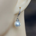 Korean Simple Faux Pearl Dangle Earrings For Women, Versatile Fashion Ear Jewelry view 3