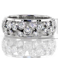 Hollow Micro Pave Zircon Ring Unisex Elegant Finger Ring Fashion Jewelry For Men And Women view 5