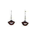 Creative Halloween Cartoon Vampire Lips And Ghost Enamel Alloy Dangle Drop Party Womens Earrings view 5