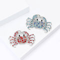 Alloy Rhinestone Crab Brooch For Animal Clothing Accessories view 3