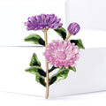 Alloy Enamel Daisy Flower Brooch For Elegant Women Apparel view 4