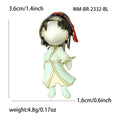 Alloy Enamel Vintage Boy Brooch Pin For Coats And Cardigans view 5