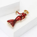 Alloy Enamel Fashion Lady Brooch Pin For Women's Suit Cardigans view 3