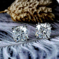 Korean Style Minimalist Zircon Stud Earrings, Elegant Sweet Women's Birthday Gift Jewelry view 4