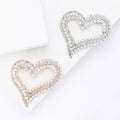 Alloy Pearl Heart Brooch For Women's Suit And Cardigan view 1
