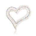 Alloy Pearl Heart Brooch For Women's Suit And Cardigan view 5