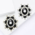 Alloy Pearl Medal Brooch Pin For Women Suits And Cardigans view 1