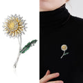 Alloy Dandelion Brooch Pin For Women's Coats And Shirts view 2