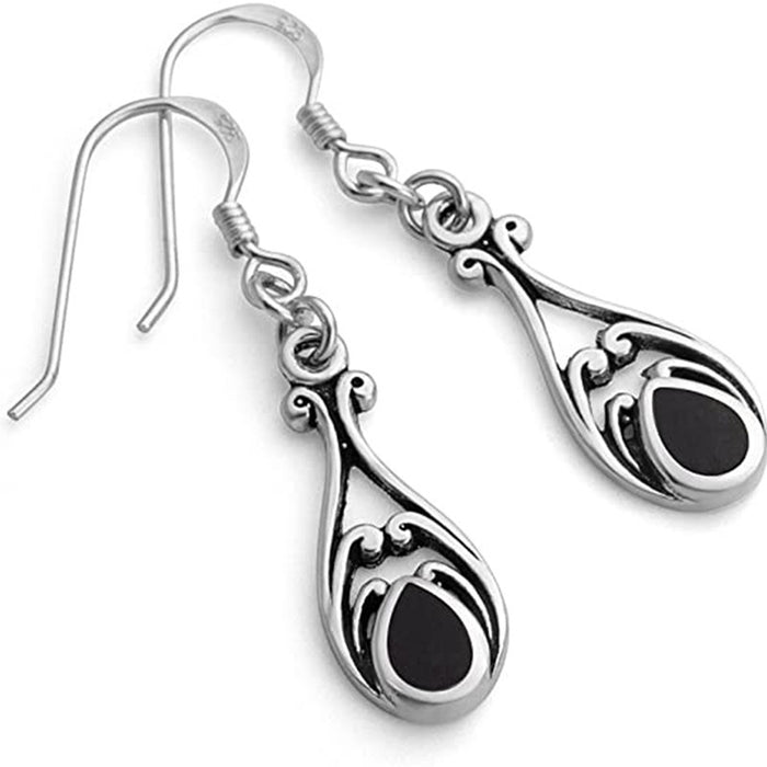 Korean Simple Hollow Drop Earrings For Women, Sweet Water Drop Dangle Ear Cuff Jewelry