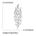 Alloy Rhinestone Peacock Feather Brooch Pin For Jackets And Shirts view 6