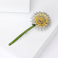 Alloy Dandelion Brooch Pin For Clothing Decoration And Anti Exposure view 4