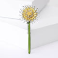 Alloy Dandelion Brooch Pin For Clothing Decoration And Anti Exposure view 1