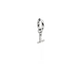Hip Hop Punk Stainless Steel Cross Star Chain Tassel Hoop Ear Cuff Street Style Earrings view 5