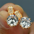 Korean Fashion AAA Zircon Stud Earrings, Hot Selling Cross Border Women's Jewelry Accessories view 1