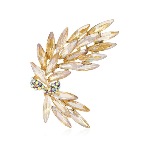 Alloy Bowknot Wheat Brooch Pin For Suit And Garment Accessories