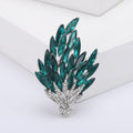Alloy Crystal Wheat Brooch Pin For Elegant Suit And Coat Accessories view 4