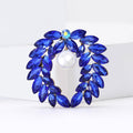 Alloy Rhinestone Flower Brooch For Women's Scarf And Clothing Fastening view 3