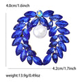 Alloy Rhinestone Flower Brooch For Women's Scarf And Clothing Fastening view 6