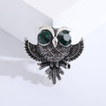 Vintage Alloy Owl Brooch Pin For Sweaters Coats And Cardigans view 3