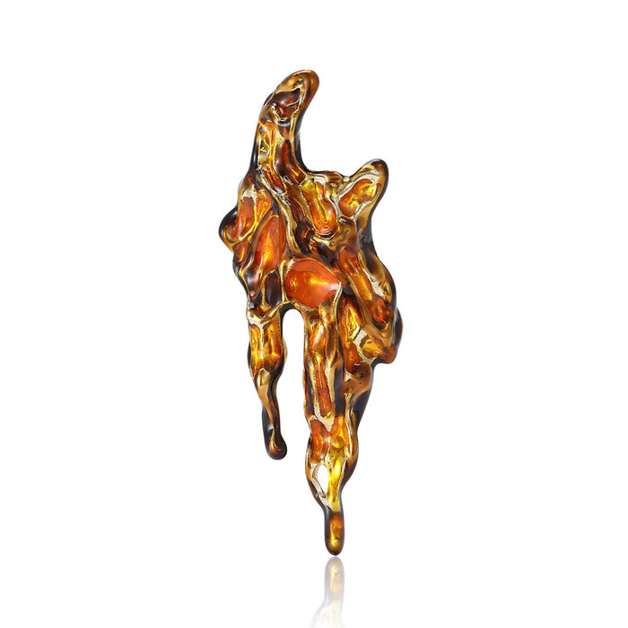 Alloy Enamel Lava Brooch Pin For Men's And Women's Clothing