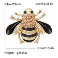 Alloy Bee Lapel Brooch Pin For Suits Coats And Collars view 4