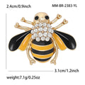 Alloy Bee Lapel Brooch Pin For Suits Coats And Collars view 5