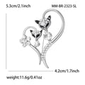 Alloy Fox Heart Brooch For Cute Women's Fashion Accessories view 6