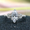 Eight Hearts Eight Arrows Marquise Zircon Ring For Women Sparkling European American Jewelry view 5