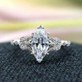 Eight Hearts Eight Arrows Marquise Zircon Ring For Women Sparkling European American Jewelry view 1