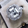 Vintage Palace Style Zircon Ring For Women, Fashion Wedding Banquet Engagement Finger Jewelry view 1