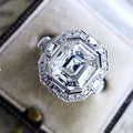 Vintage Palace Style Zircon Ring For Women, Fashion Wedding Banquet Engagement Finger Jewelry view 2