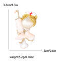 Metal Alloy Nurse Doctor Brooch For Uniform Suit Decoration view 6