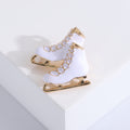 Alloy Enamel Ice Skate Brooch Pin For Outdoor Sports Gifts view 6