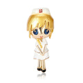 Alloy Enamel Doctor Nurse Brooch For Creative Uniform Clothing Accessories view 5