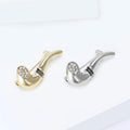 Alloy Smoking Pipe Brooch Pin For Coats Cardigans And Suits view 3