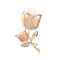 Metal Alloy Rhinestone Tulip Brooch For Women's Suit Accessories view 5